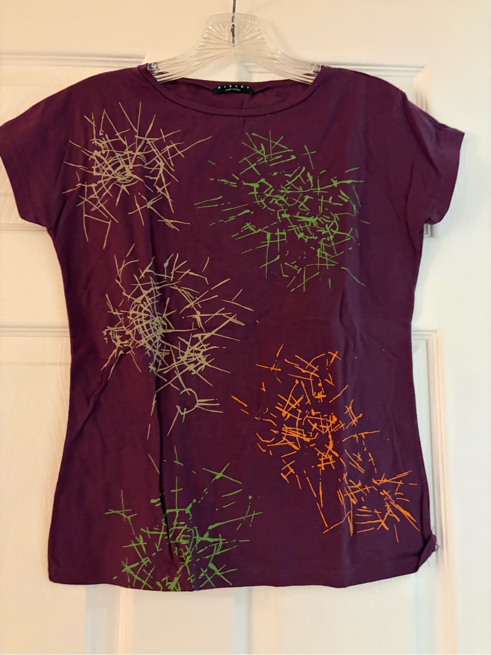 Sisley Purple T-shirt